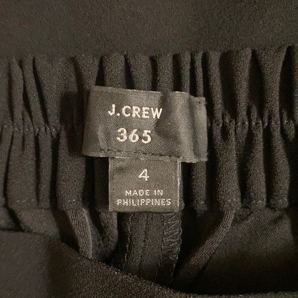 High Waisted Wide Leg J. Crew 365 Crepe